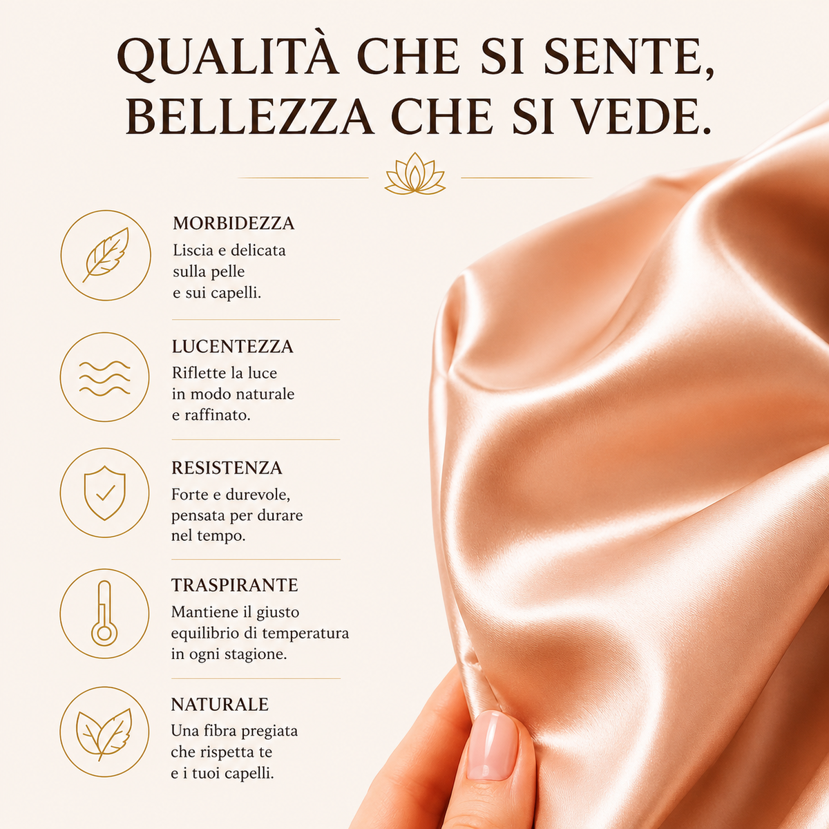 Kit Setavera  – Bonnet, Heatless Curler e Scrunchie in Seta Mulberry 22 Momme
