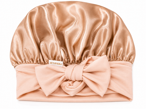 Kit Setavera  – Bonnet, Heatless Curler e Scrunchie in Seta Mulberry 22 Momme